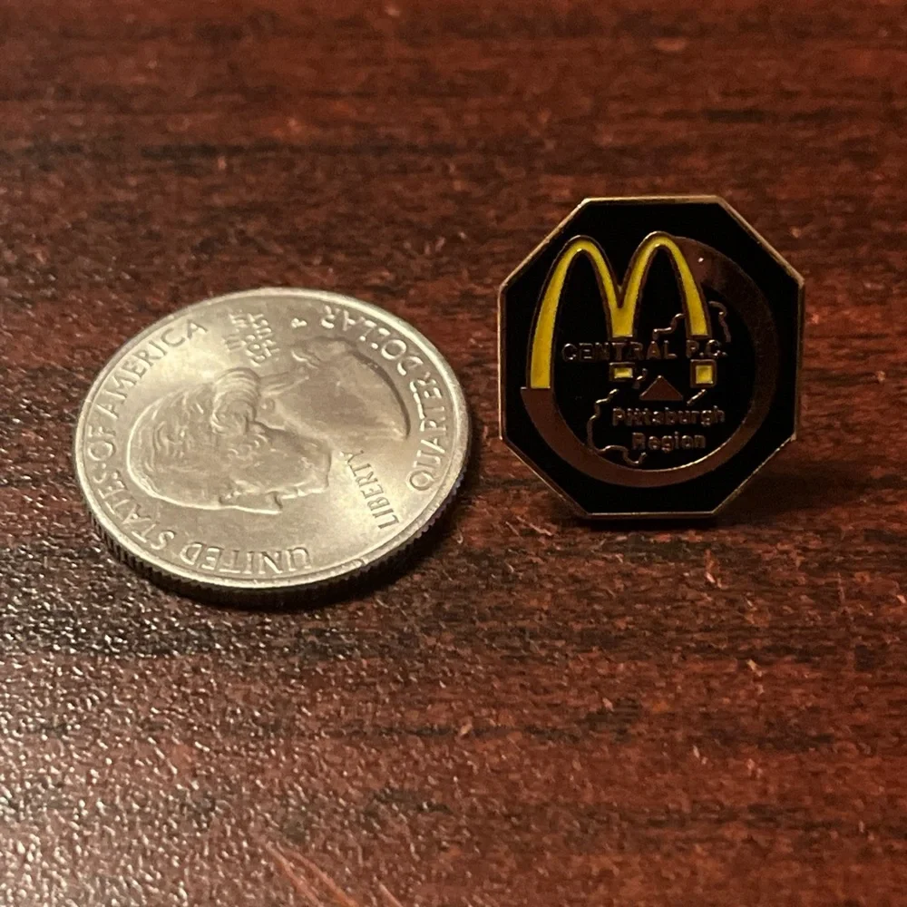 Lot Of 4 McDonald’s Employee Lapel Hat‎ Pins